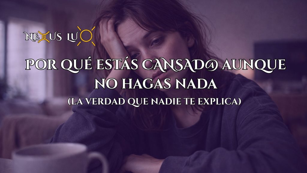 tristeza y cansancio sin motivo