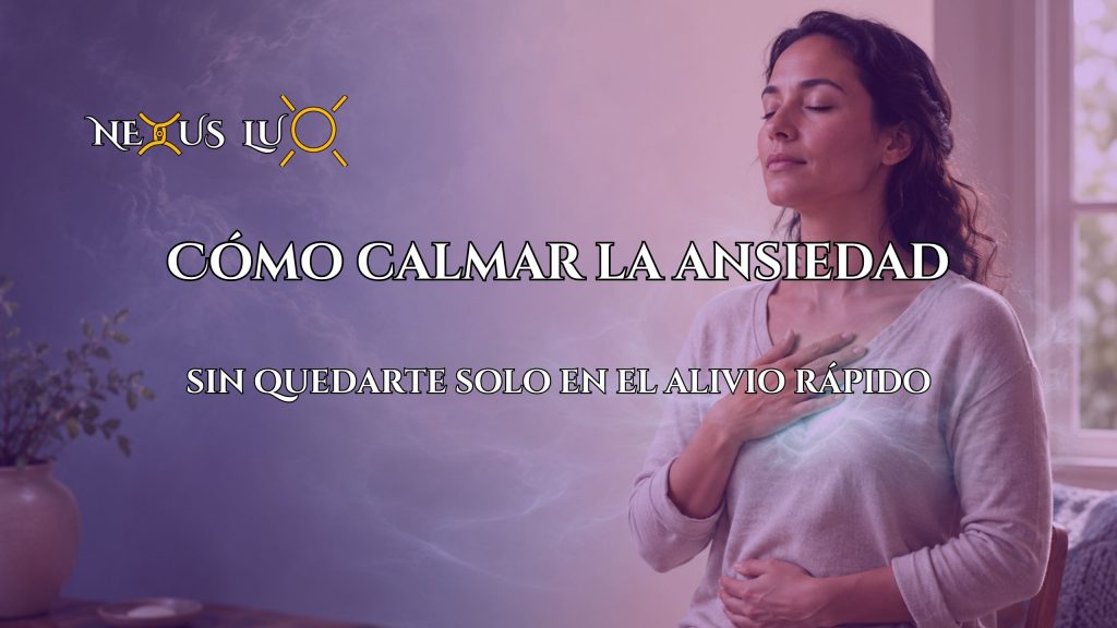 como calmar la ansiedad